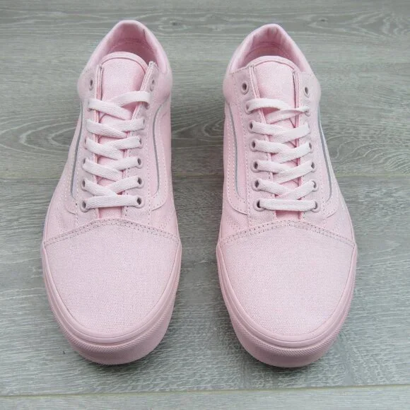 Vans Old Skool Pastel Mono Pink Mens Size 8 / Womens Size 9.5 NEW - Picture 6 of 13